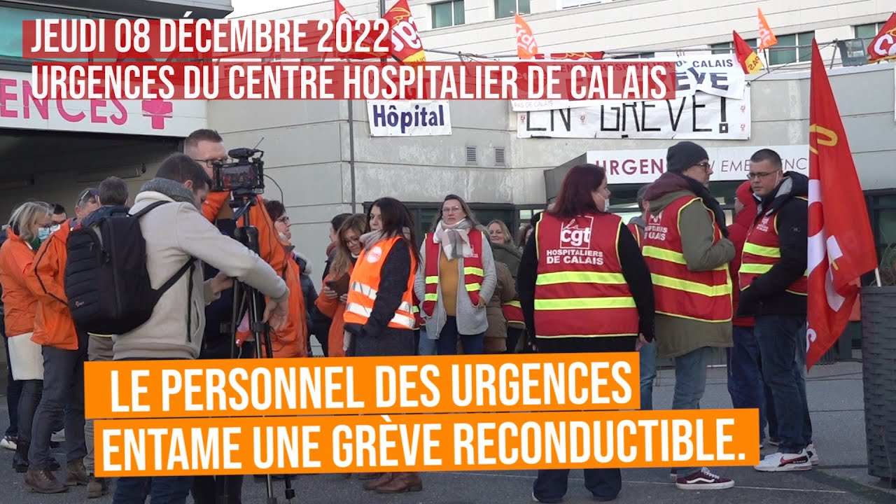 Les urgences de Calais en grève en raison du manque de personnel