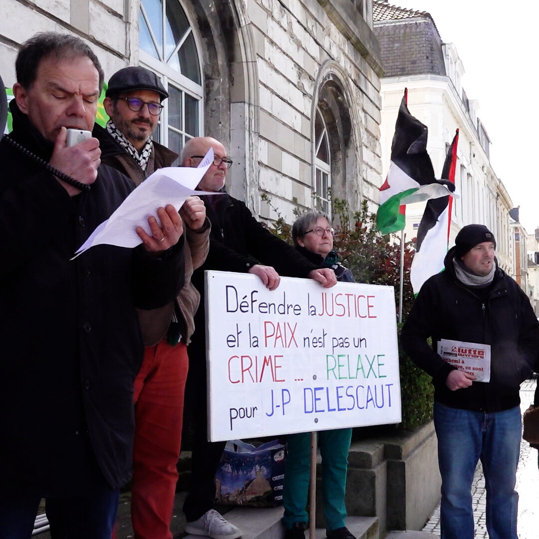 Rassemblement contre les poursuites à l’encontre de Jean-Paul Delescaut (UD CGT NORD)