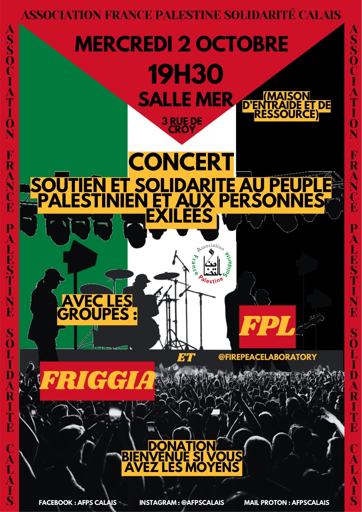 Exil et Palestine, un concert de soutien et de solidarité