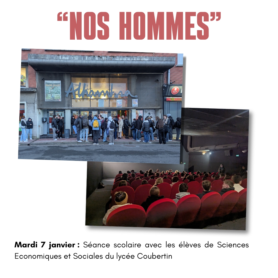 Projection de « Nos Hommes » avec les élèves du lycée Coubertin